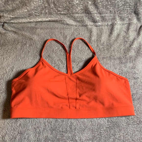 2pc banana republic zip up hoodie and sports bra tank brick red orangey color XL - Picture 3 of 16